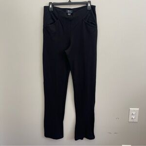 AG:  ANTHROPOLOGIE MAEVE Pants Women’s Slit-Back Flared Ponte Pockets Sz M Black